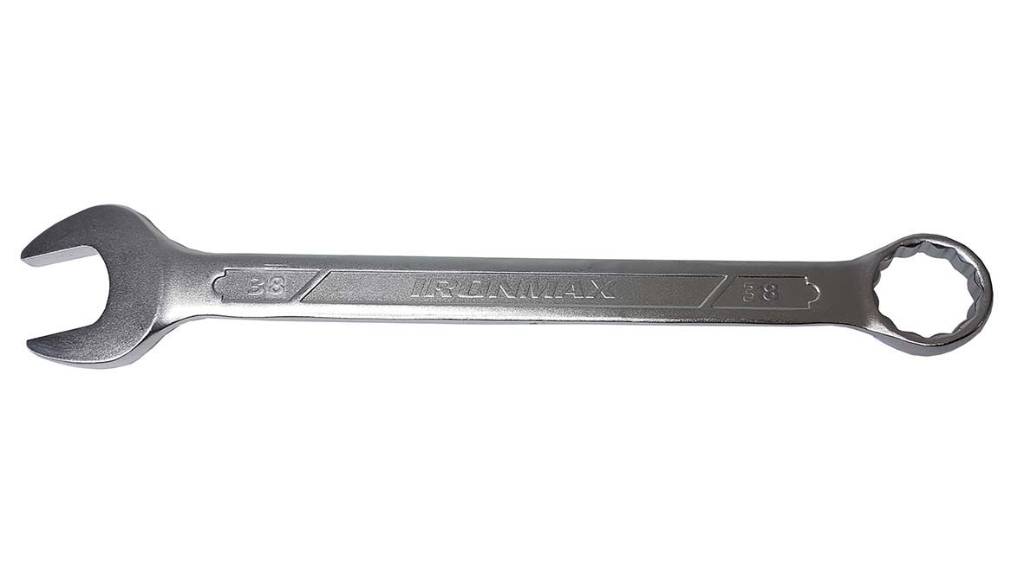 آچار یکسر تخت و یکسر رینگی آیرون مکس IRONMAX سایز 38