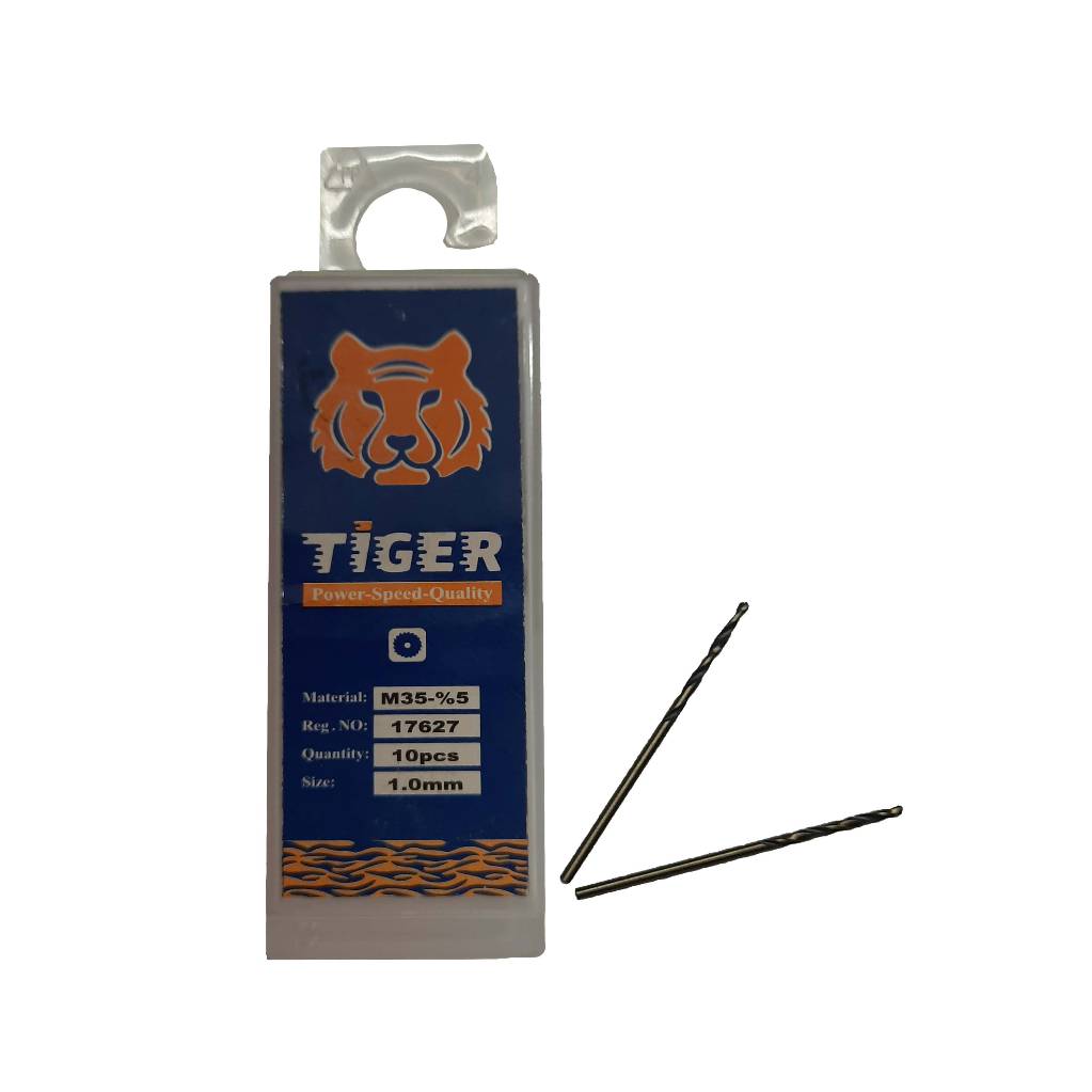 مته آهن 5 درصد Hss کبالت تایگر TIGER سایز 1 میلیمتر